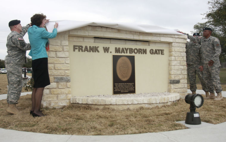Frank W. Mayborn Gate dedication